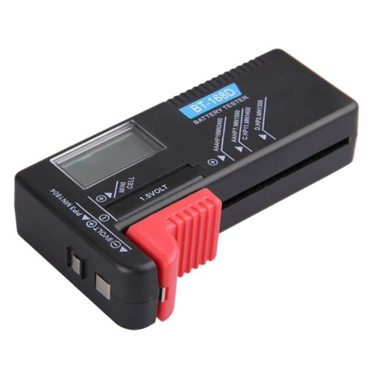 SEWACC 9v Bt Digital Battery Tester for Aa AAA and LCD Display Hard Accurate Voltage Monitoring Replacement Indicator for Home Use