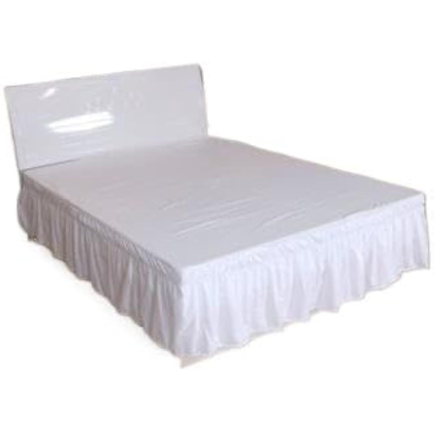 Bed Skirt Valance For Bed,Dust Ruffle Skirt Brushed Cloth Covers Without Surface King Queen Size Elastic Band Skirts 40cm Height Bedspread(G,180X200cm)