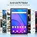 Android Tablet, Android 15 Electronic Tablets, 16 GB RAM 128GB ROM 1TB Expand, Octa-Core,5G WiFi, 13MP+5MP Camera, 8000mAh Battery, Google Tablet with Keyboard Case Pen, Blue