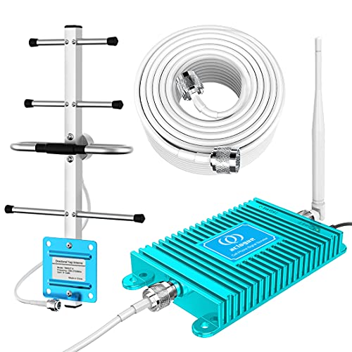 ATT Cell Phone Signal Booster 850MHz Band 5 FDD Mobile Signal Repeater Amplifier Antenna Kits for Home and Office, Improve Internet Connections, Calls and Text, Cover up to 4000 Sq Ft, FCC Approved