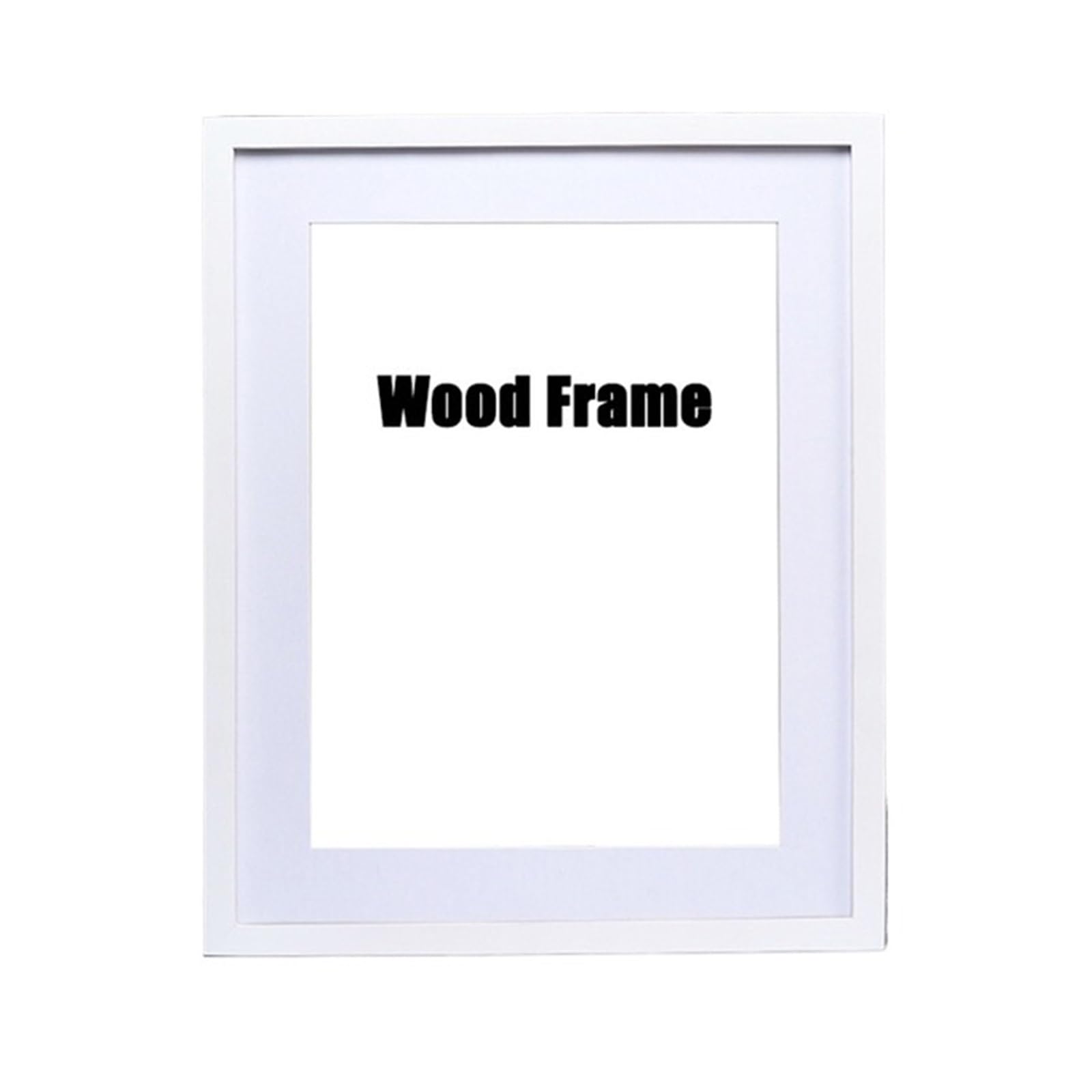 LUYSGBXR Picture Frames Nature Wooden Photo Picture Frame 20X30 25X30 26.5X38cm Black White Color for Pictures Wall Poster(26.5X38cm)