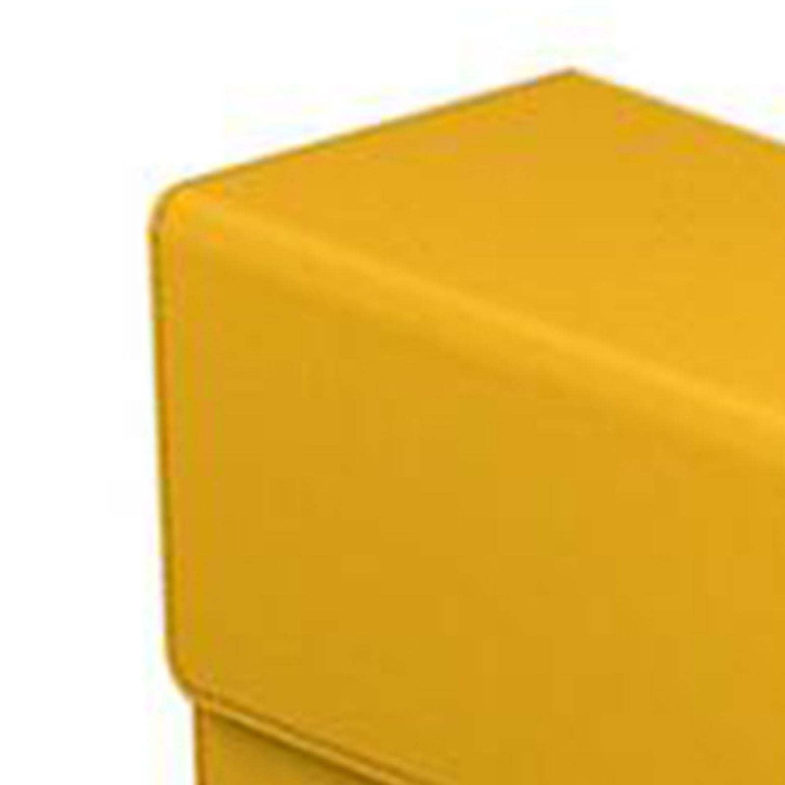 2 zestaw dużych etui na karty do gier standardowy rozmiar na 400+ kart z rękawami żółty