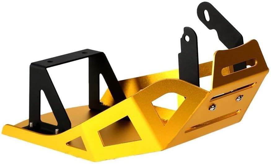 Monkey125 Front Skid Plate Engine Cover Compatible With MONKEY 125 2019-2021 Mud Under Guard Motorbike Protector(Gold)