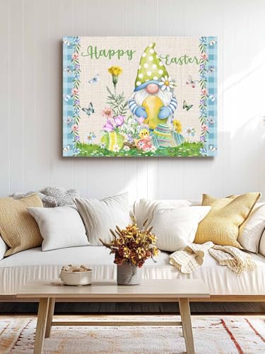 Chucoco Happy Easter Eggs Duck Canvas Wall Art Oil Paintings