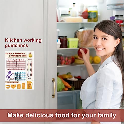 Imán de conversión de cocina con tabla métrica y US miniatura 6
