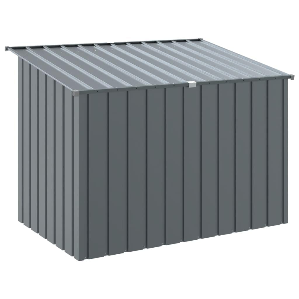 Chenil d'extérieur pour Chien, Enclos Niche Cage pour Chien Métal Niche pour Chien avec Toit Anthracite Acier galvanisé