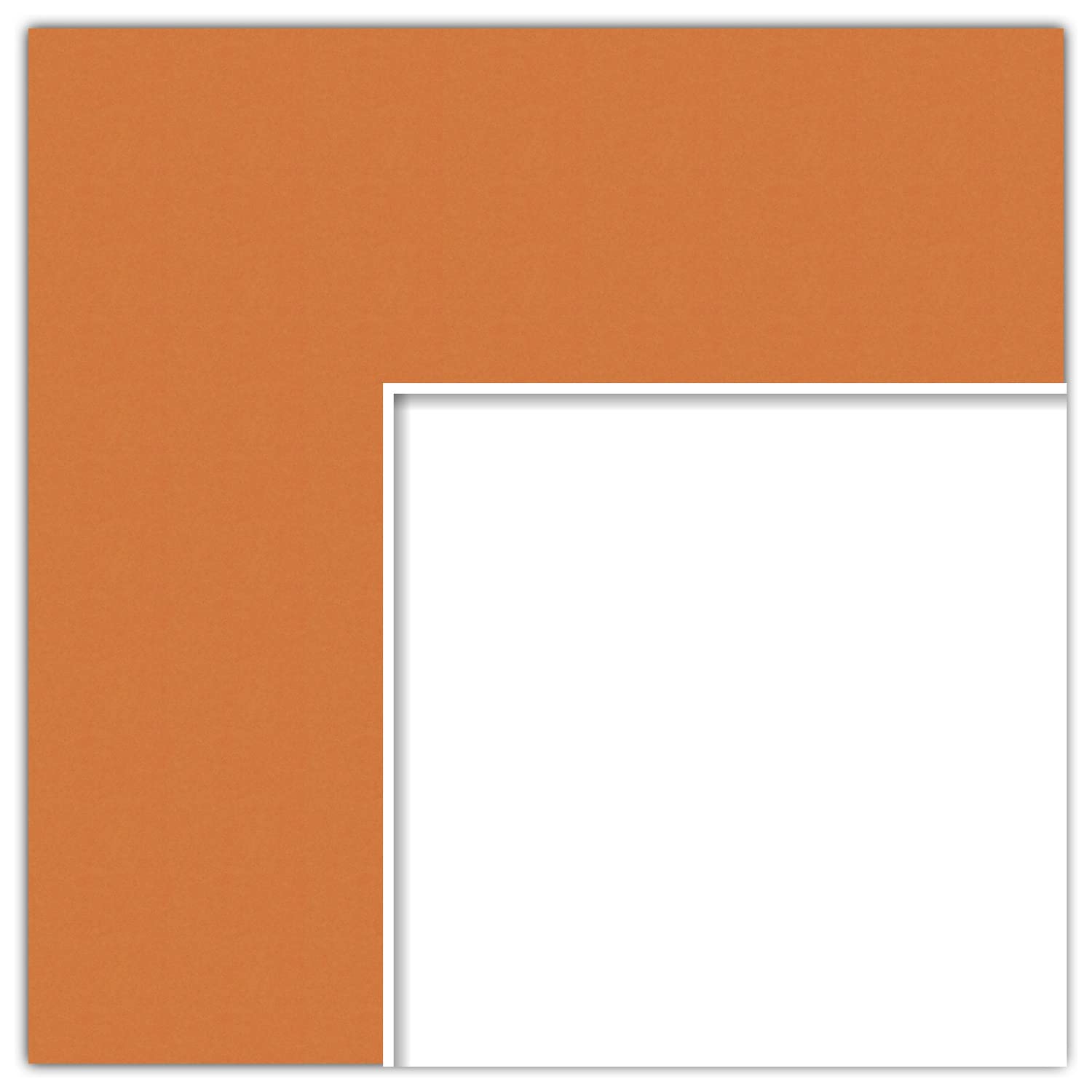 18x32 Tangerine / Octoberfest Custom Mat for Picture Frame with 14x28 opening size (Mat Only, Frame NOT Included)