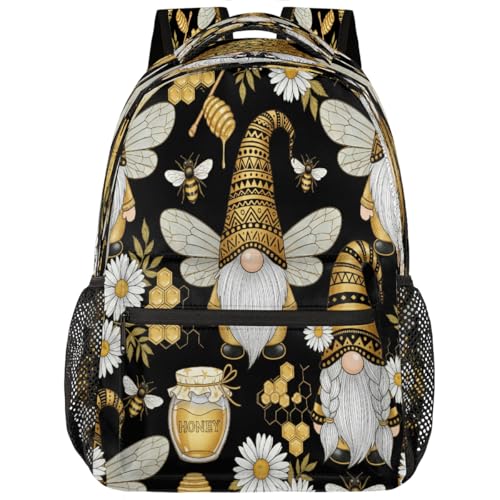 Mochila de viaje con protección para laptop de 15.6 pulgadas y diseño ligero de gnomo