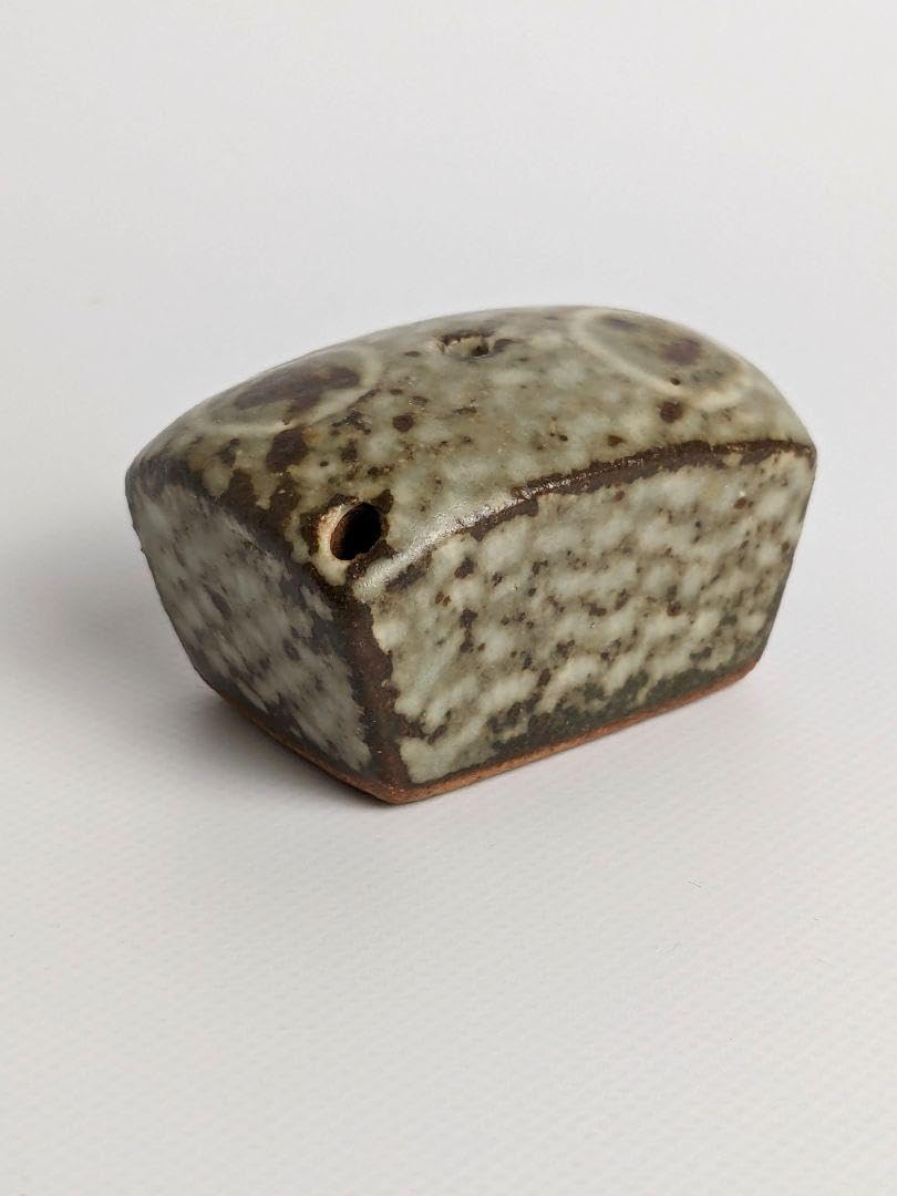 Amazon.co.jp: 人間国宝 島岡達三 象嵌水滴 民芸陶器 浜田庄司 文房具