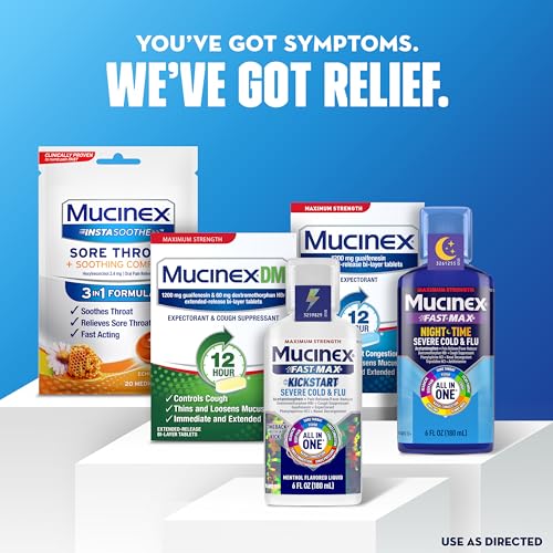 image for Mucinex 12 Hour 600 mg Guaifenesin Extended-Release Tablets for Excess