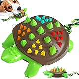 Geekipro Dog Chew Toys,Durable Natural Rubber Pet Toys for Aggressive Chewers,Tortoise Tough Dental...