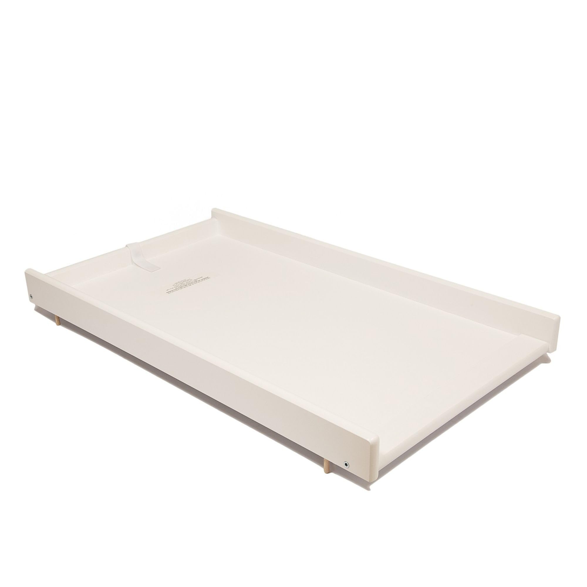 Viculii Chero Baby Cot Top Changer White - universal wooden baby changer fits cots and cot beds