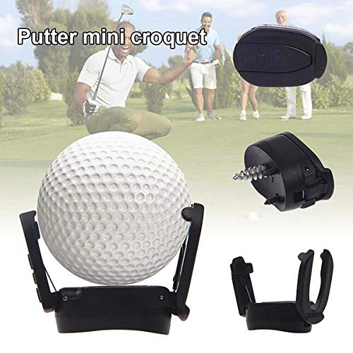 Finger Ten Golf Ball Pick Up Retriever Tool Putter Grip Grabber Sucker Value 2/4/6/8/10 Pack Mini Balls Plastic Claw Saver Upper Accessories Black For Men Women Golfer (2 Pack) #TOP5