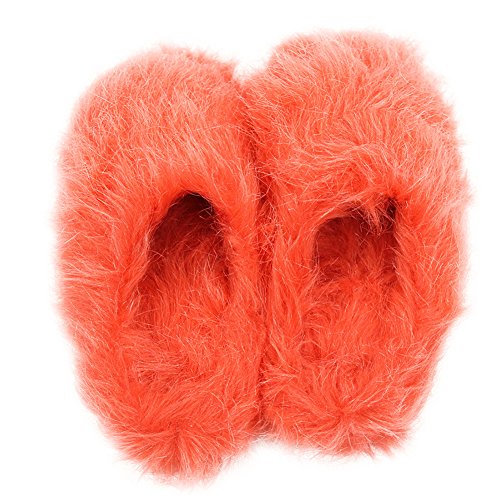 Home Slipper Women's Warm Cute Long Fleece Plush Indoor House SPA Slippers Clogs4
