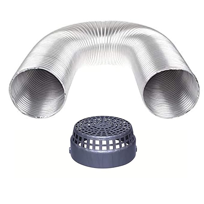 Chimney Duct Pipe 6 Inch Chimney Exhaust Pipe With Free Cowl Cover