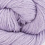 BC Garn Bio Balance Wolle Farbe 22 flieder, Biowolle GOTS Zertifiziert, Pure Organic Wool + Pure Organic Cotton Biowolle zum Stricken oder Häkeln