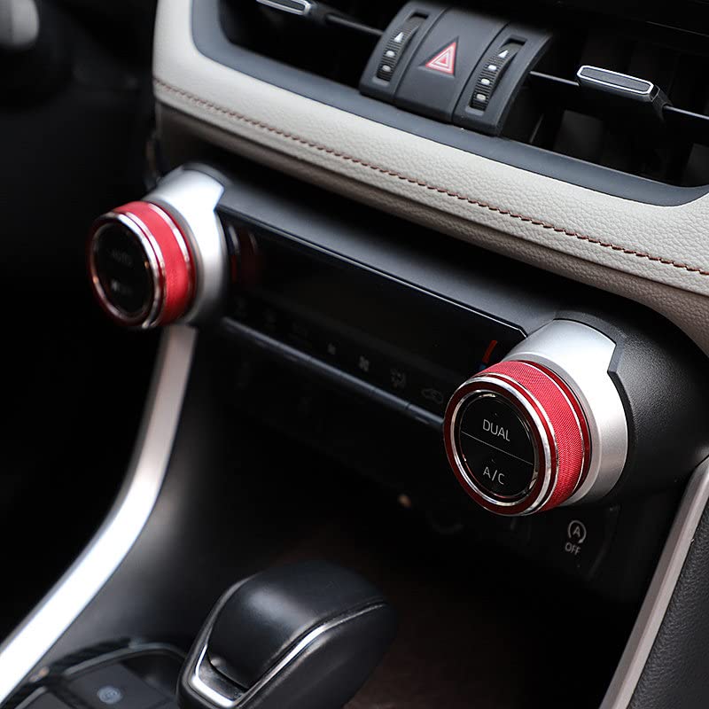 RAV4 bonobo エアコンダイアルノブカバー　レッド RAV4 bonobo ダイヤルノブカバー レッド 3点｜Yahoo!フリマ（旧