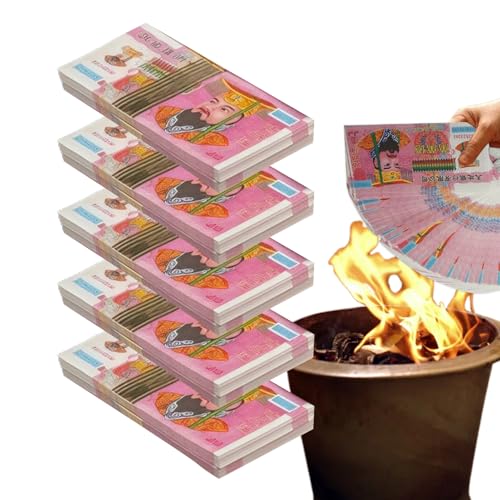 Ancestor Money | Moneda tradicional de antepasados, decoraciones navideñas y suministros para festival de fantasmas, ofrendas funerarias, adoración, cielo, bendición, infierno, barrido, muertos