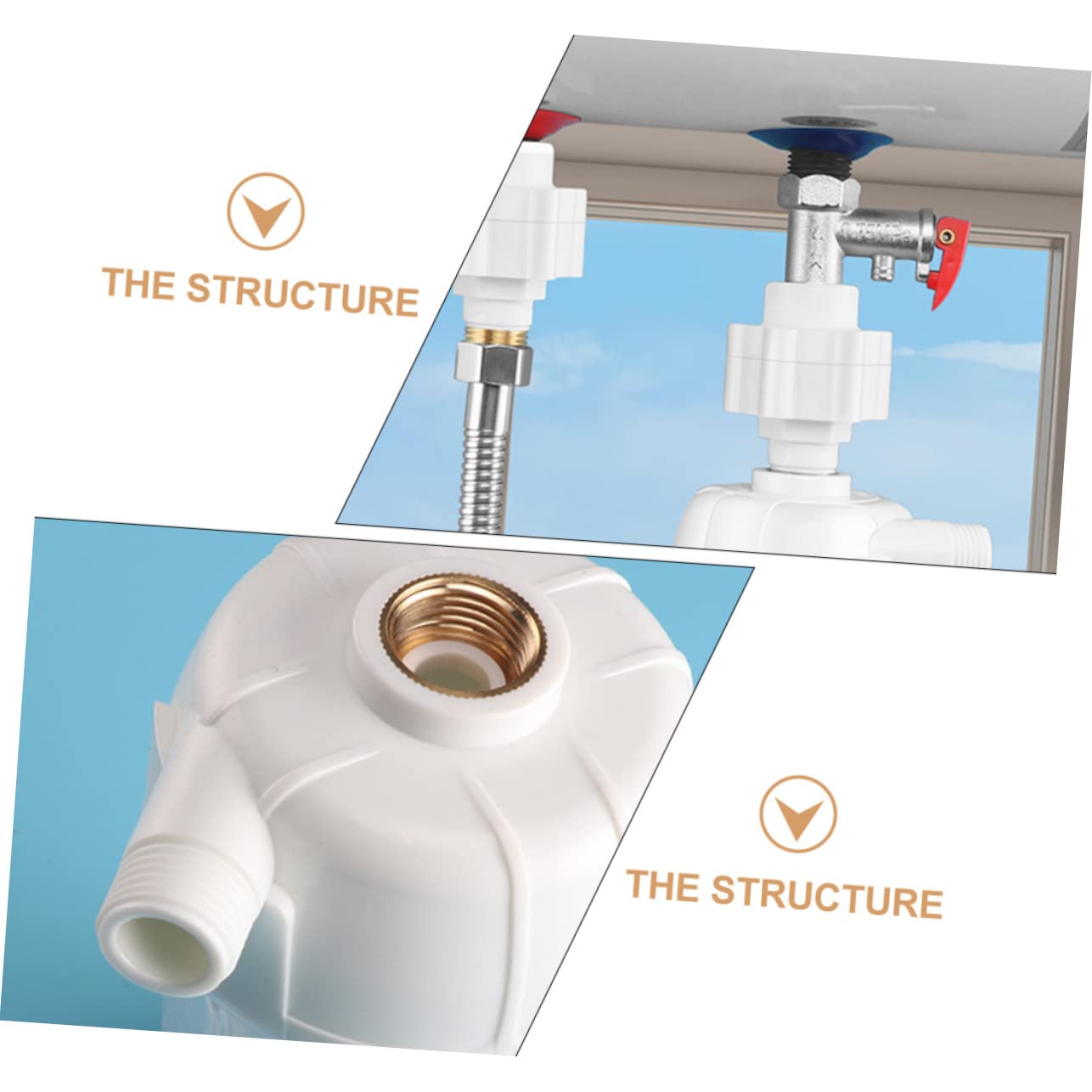 Faucet Water Filter Household Water Prefilter Filtration Easy to Use and Replace