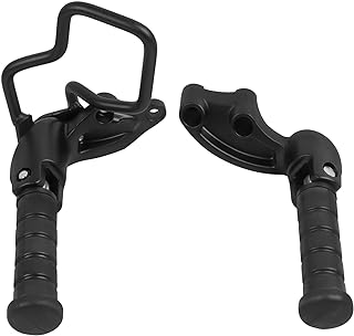 Worldmotop Motorcycle Footpegs Rear Passenger Foot Pegs for Indian Scout 2015-2023 Scout Sixty 2016-2023 Scout Bobber 2018-2023 Foot Rests Pedal(black)