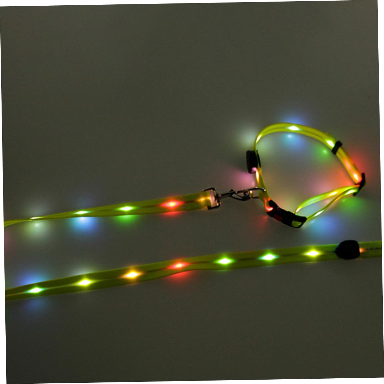 Toyvian 1 Juego Correa y Collar LED para Perros de Correa para Paseos para Mascotas para Actividades