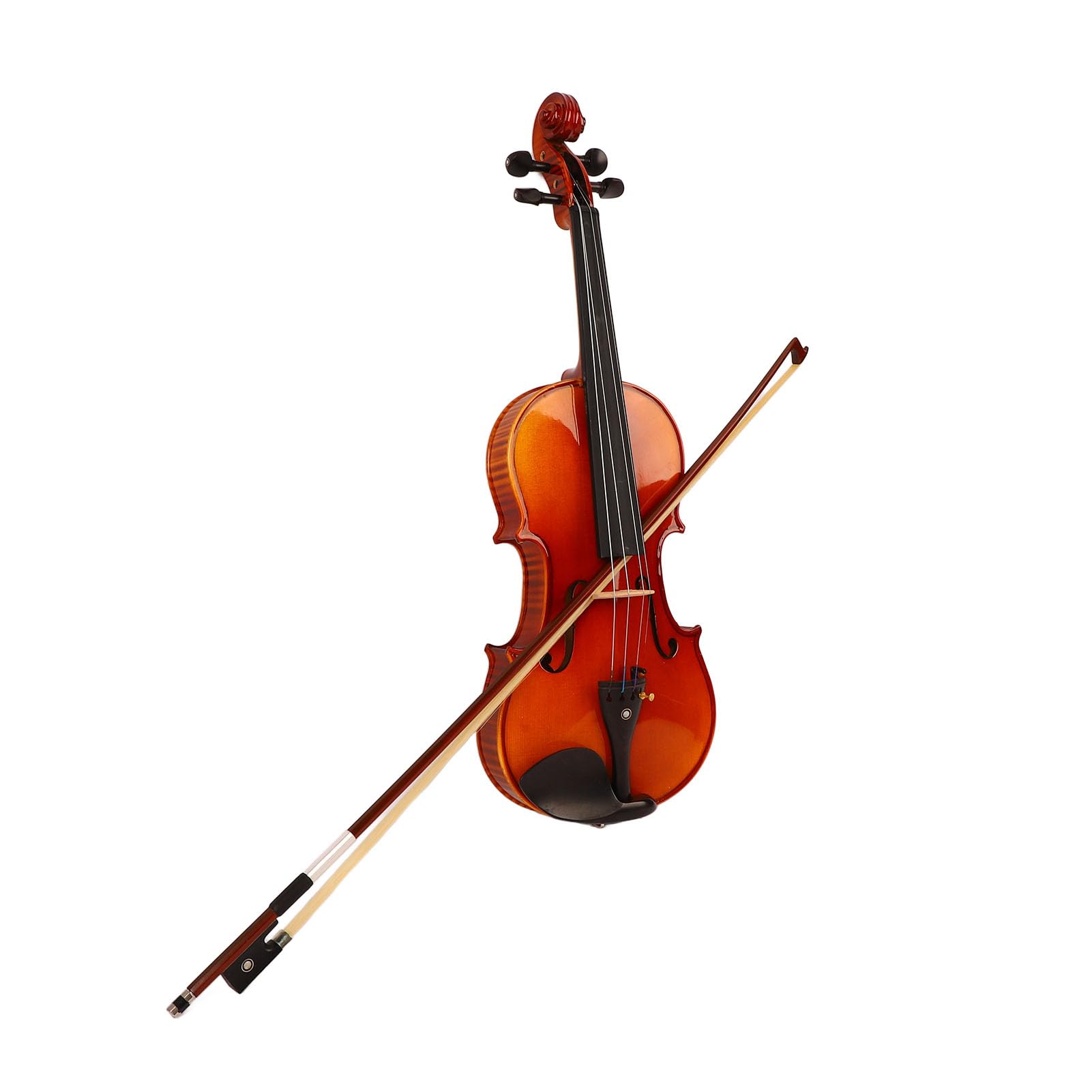 Generic Set di Violino per Principianti Realizzato a Mano Acustico con Motivo Tigre per Studenti Adulti Materiale in Abete Rosso 1 unità