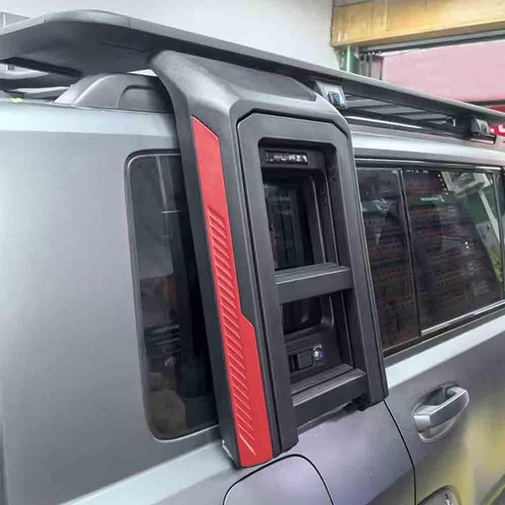 Alloy Car Side Door Window Foldable Liftable Ladder Fits for GWM Tank 400 2023 2024 2025 2026