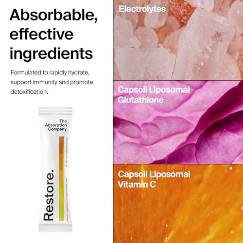 The Absorption Company Restore, Electrolyte Powder Hydration Packs, 28PK - Image 4