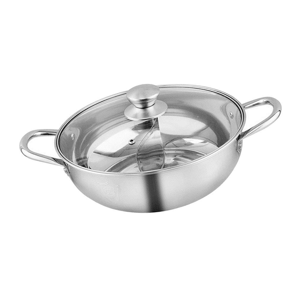 Pot à fondue inox avec couvercle et casseroles à sauce pour cuisine