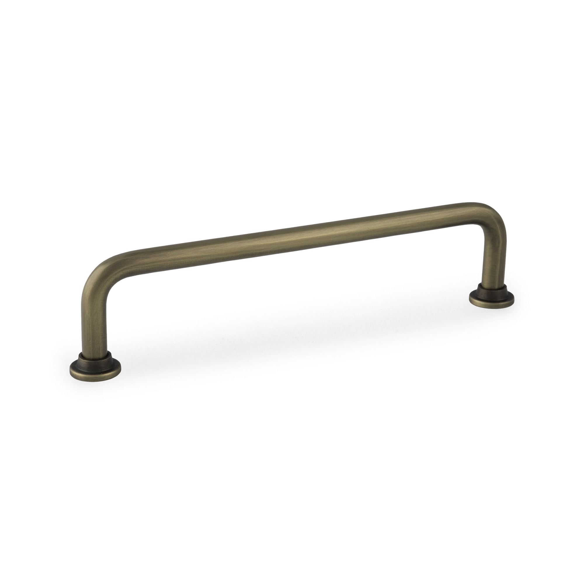 Handle & Home Antique Brass 96Mm Slim Handle Cabinet Pull Cupboard Door Drawer