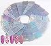 24 Feuilles pochoir en vinyle pour ongles，Autocollants pour ongles Manucure Décoration DIY Outils 。