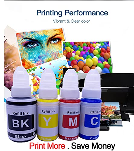 GOOD ONE Ink Compatible for Canon PIXMA G1000 G1010 G1100 G2000 G2002 G2010 G2012 G2100 G3000 G3010 G3012 G3100 G4000 G4010 Printers Pack of 4 Back... - Image 2