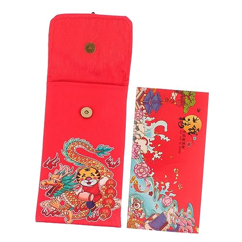 LckCryspho カートン柄 子供用赤い封筒 ? 春節や新年祝儀袋として利用可能、軽量で携帯便利