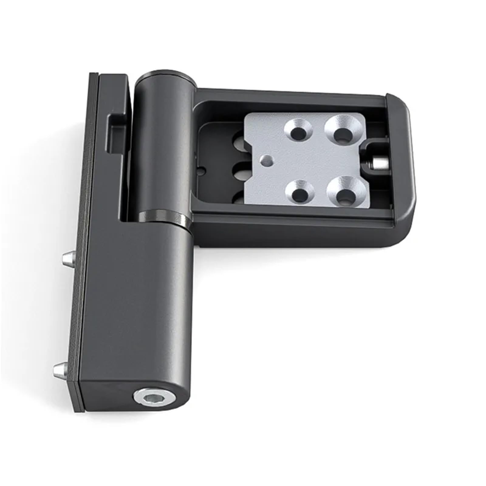Herrajes for puertas y ventanas de vidrio, ventana abatible for balcón, bisagra de elevación extraíble ajustable de alta resistencia, 1 Uds.