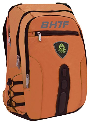 Keep Out Gaming BK7FO Mochila para portáil Gaming de 15.6', Naranja