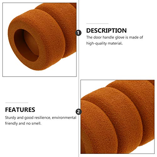 ABOOFAN 10Pcs Anti-Colisão Tampa da Maçaneta da Porta Puxar Manga Protetora de Espuma de Segurança I