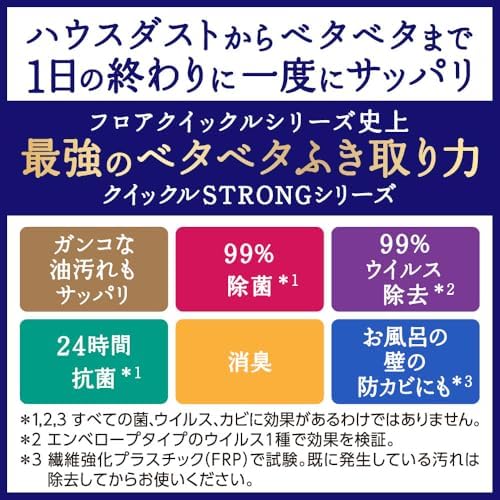 機能の表示。注記に「すべての菌、ウイルス、カビに効果があるわけではありません」