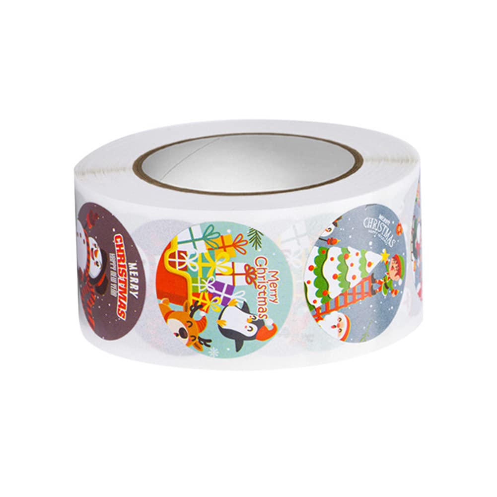 Amazon | ギフトシール クリスマス 2.5cm/3.8cm 500枚 ステッカー