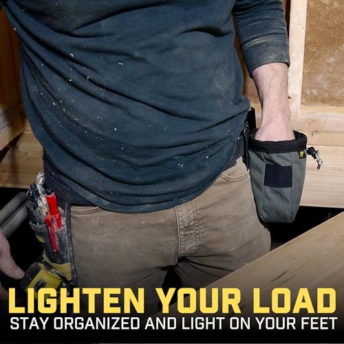 Joey Pouch | Clip-On Tool Belt Bag for Tools, Screws, and Nails - Great for an Electrician, HVAC Tech, Plumber, Carpenter, Contractor, Handy Man, and Any Tradesperson Who Wears a Small Utility Pouch 7 Joey Pouch | Clip-On Tool Belt Bag for Tools, Screws, and Nails - Great for an Electrician, HVAC Tech, Plumber, Carpenter, Contractor, Handy Man, and Any Tradesperson Who Wears a Small Utility Pouch - Image 7