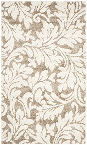 Tapete decorativo SAFAVIEH 91.4x152.4 cm floral beige trigo miniatura 2
