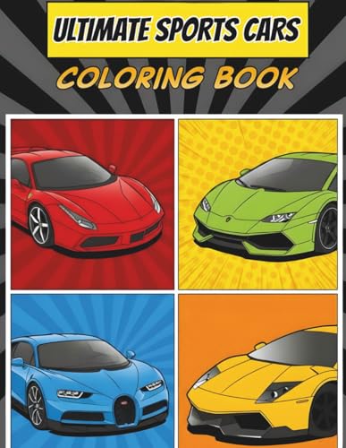 Ultimate Sports Cars Coloring Book: 50 High-Performance Supercars & Hypercars | Detailed Racing Car Illustrations for Adults, Teens, and Kids image 2