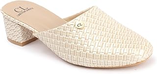 carlton london Women Stylish Slipon Casual Wear, Party and Formal Wear Mule with Block Heels-picture-51
