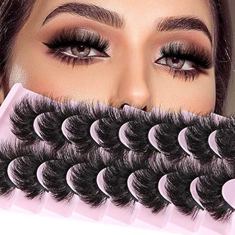 ALICROWN Thick 20MM Fluffy False Eyelashes Cover