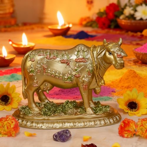 Estatua Cow Kamadhenu Dios Hindu miniatura 3