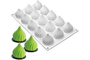 Silicone Entremet Molds Cone Whirlwind