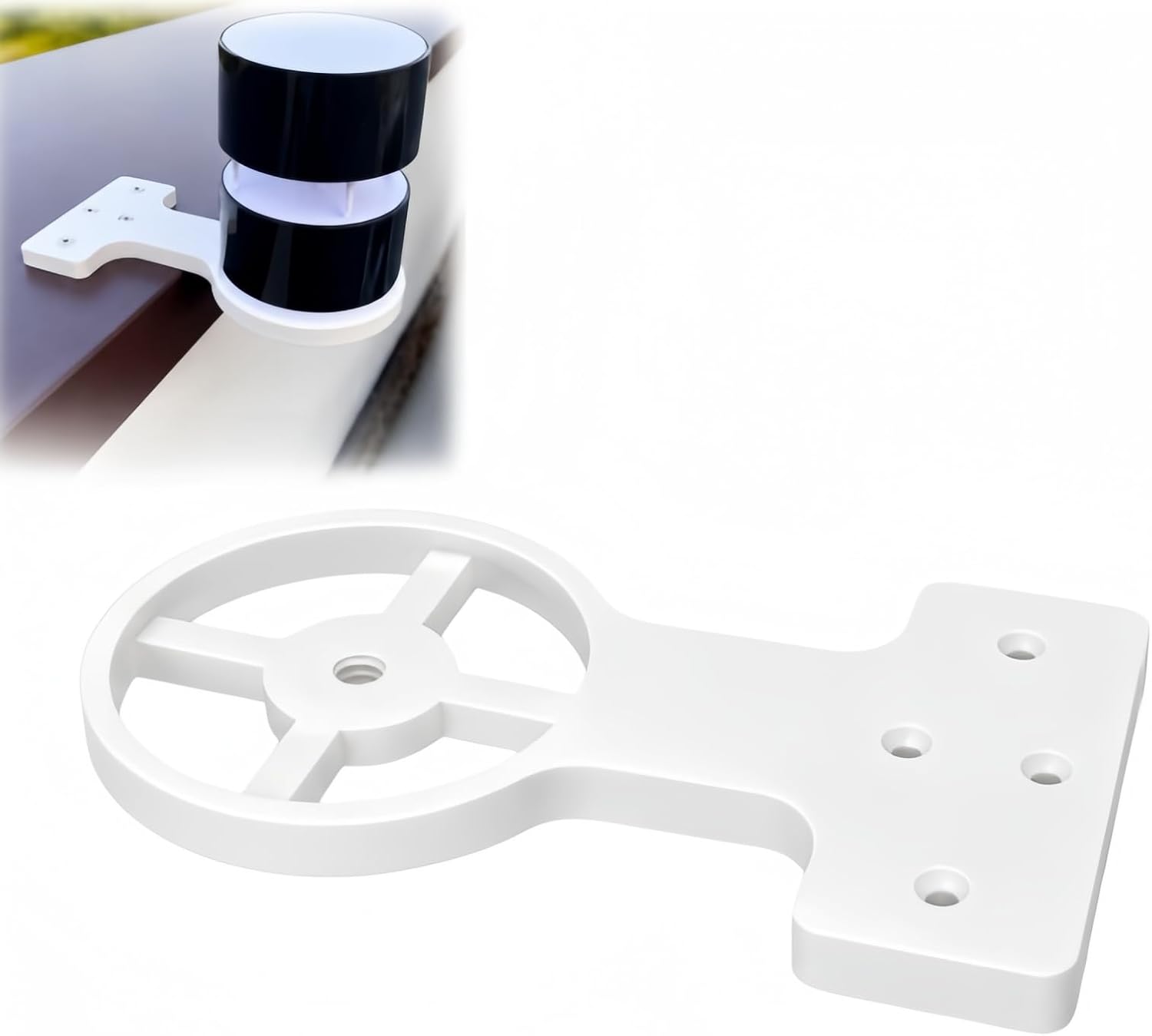 Wall Mount Compatible with Netatmo Rain and Wind Gauge