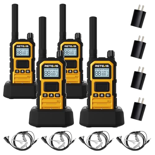 Image of Retevis RB48 Plus Waterproof Walkie Talkies with Earpiece for Manufacturing