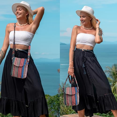 Image of Satchel Saddle Pocket Swing pack Bag Collection Messenger Shoulder Bag Travel Purse Wallet