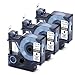 Produktbild COLORWING Kompatibel Schriftband Ersatz für Dymo D1 45013 12mm x 7m Schwarz auf Weiß Etikettenband S0720530 für Dymo LabelManager LM 160 280 210D 260P 420P 360D Pnp, 3-Pack