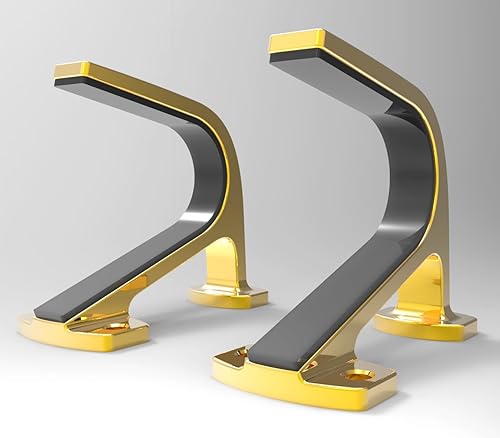 Miniatura 3 de Perchasganchos para montaje en pared, para rifles, escopetas, arco con almohadilla de goma